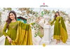 Haldi Mehndi By Rangoon Mirror Work Silk Anarkali Readymade Suits Wholesale Shop In Surat